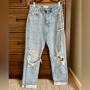 AGOLDE 90's Mid Rise Loose Fit in size 25 (runs big)
